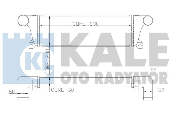 KALE OTO RADYATÖR Интеркулер 347100